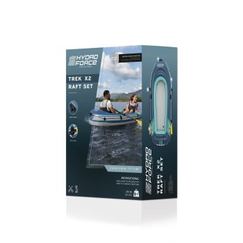 Bestway Barca Set Trek X2 232x118 cm Tempo Libero 61153