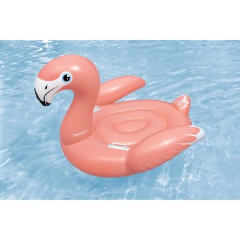 Bestway Figura Inflável Flamingo com Alças 168x120 cm +3 Anos Praia e Piscina 41526