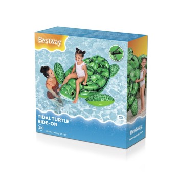 Bestway Figura Inflável Tartaruga 150x145 cm +3 Anos Praia e Piscina 41524
