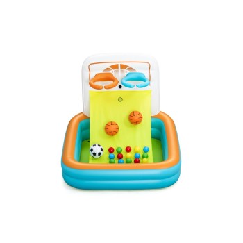 Bestway Piscina Gonfiabile Infantile con Canestri e Palline 120x107x84 cm +2 Anni 52728