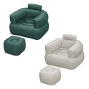 Bestway Sillón Hinchable Reposapies Color Surtido 107x99x80/48x48x36 cm 75137