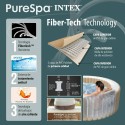 Piscina Insuflável Intex 6 lugares 220-240 V Jacuzzi 216 x 71 cm