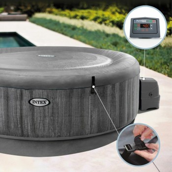 Piscina Hinchable Intex 220-240 V Jacuzzi 196 x 71 cm