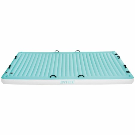 Materassino Gonfiabile Intex Water Lounge 310 x 183 cm Bianco Turchese
