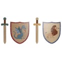 Spada Giocattolo Home ESPRIT 28 x 0,5 x 33,5 cm (2 Unità)
