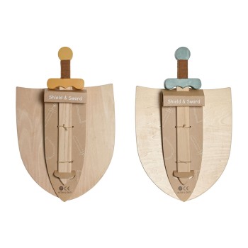 Espada de Juguete Home ESPRIT 28 x 0,5 x 33,5 cm (2 Unidades)