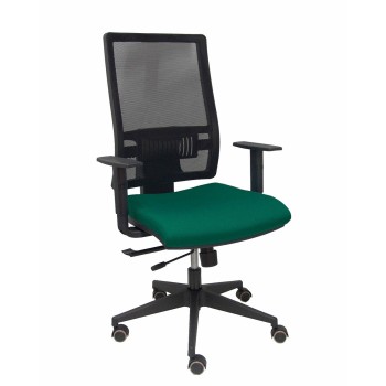 Chaise de Bureau Horna P&C 6B10CRP Noir Vert foncé