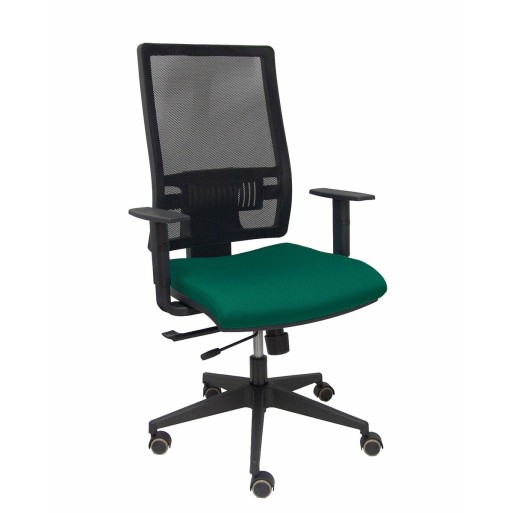 Chaise de Bureau Horna P&C 6B10CRP Noir Vert foncé