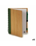Libreta de Anillas con Bolígrafo Pincello 1711113 14 x 18 cm Bambú (12 Unidades)