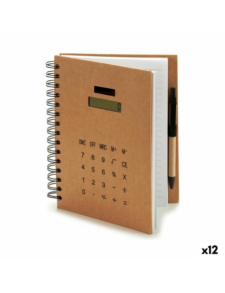 Cahier à Spirales avec Stylo Pincello AR1810114 2,5 x 21 x 18 cm Calculatrice (12 Unités)