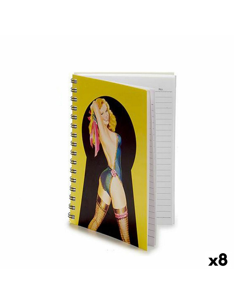 Libreta de Anillas Pincello 1711190 A5 3D (8 Unidades)