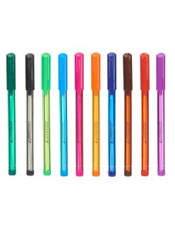 Conjunto de Canetas Pincello 494 Azul Vermelho Verde Multicolor Laranja (12 Unidades)
