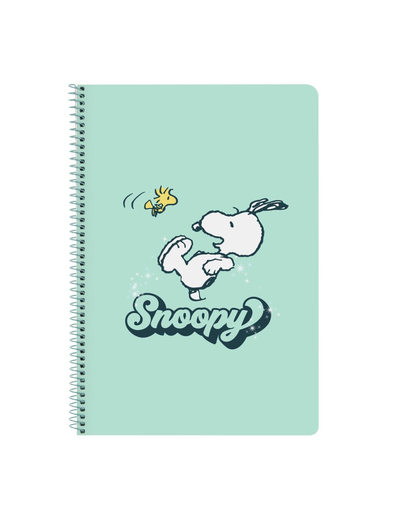 Notebook Snoopy Groovy Green A4 80 Sheets