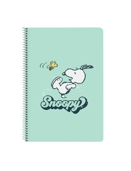 Notebook Snoopy Groovy Green A4 80 Sheets