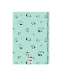 Carnet Snoopy Groovy Vert A4 80 Volets