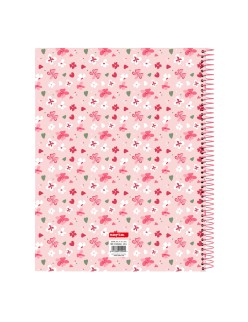 Carnet Vicky Martín Berrocal In bloom Rose A4 120 Volets
