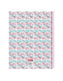 Libreta Moos Flores Multicolor A4 120 Hojas
