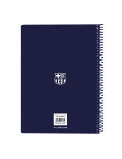 Carnet F.C. Barcelona 24/25 Bordeaux Blue marine A5 80 Volets