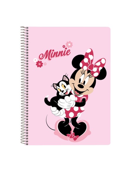 Cahier à Spirale Minnie Mouse Naive Rose 80 Volets