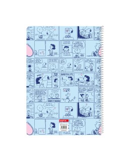 Libreta Snoopy Love Azul A4 80 Hojas