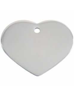 Identification plate Imarc Heart Silver