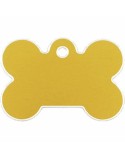 Placa identificativa Imarc Bone Amarelo Dourado