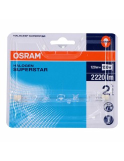 Halogen Bulb Osram Plusline ES Small 120 W Lineal E27 R7s 2220 Lm (2900 K)