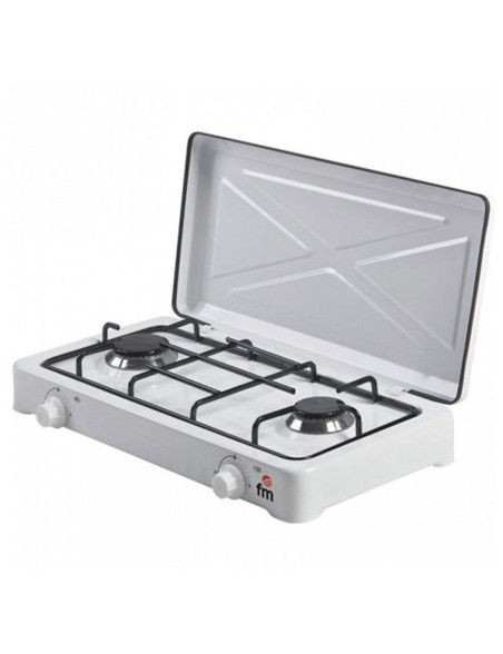 réchaud à gaz Grupo FM HG-200 Blanc