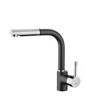 Rubinetto Monocomando Teka ARK938N Nero Metallo Acciaio inossidabile Acciaio