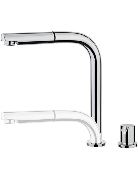 Rubinetto Monocomando Teka AUK 983 Argentato