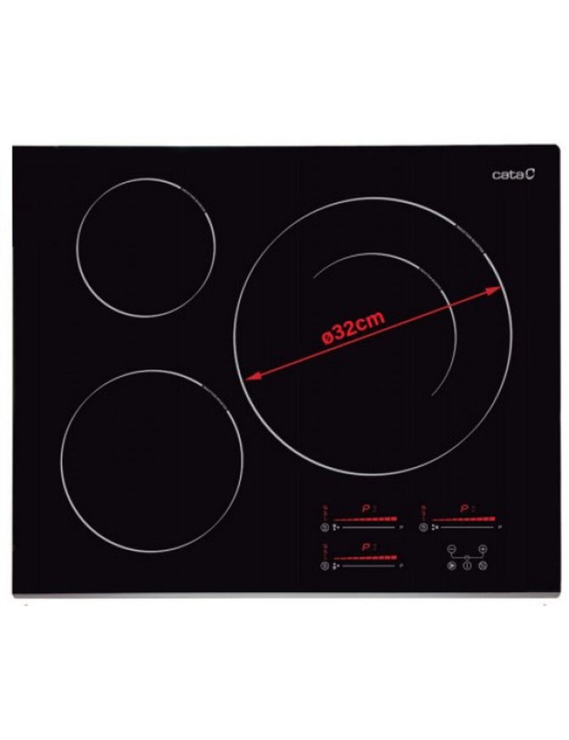 Induktionskochfeld Cata INSB6032BK /A 3F 60 cm 7100 W