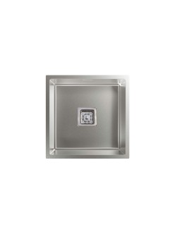 Einfachspülbecken Cata CB4040R10 Stahl