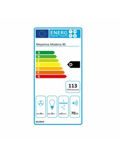 Konventioneller Rauchfang Mepamsa Modena 90 cm