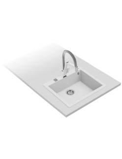 Einfachspülbecken Teka Forsquare 50.40 TG Weiß