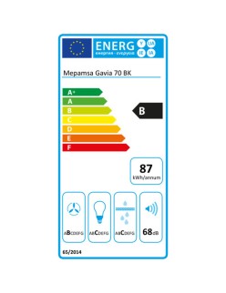 Hotte standard Mepamsa GAVIA Noir