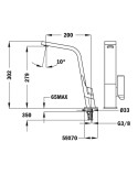 Grifo Monomando Teka IC 915 Blanco Metal