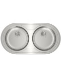 Évier double Teka 9025 DUETTA 2C Acier inoxydable