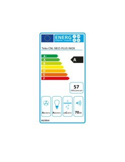 Konventioneller Rauchfang Teka CNL9815 PLUS 90 cm 730 m3/h 65 dB 277W Grau Silberfarben Stahl A