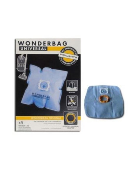 Universal Replacement Bag for Vacuum Cleaner Rowenta WB406120 6 L (5 uds)