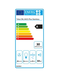 Cappa Classica Teka CNL 6415 PLUS 60 cm 385 m³/h 69 dB Nero Acciaio