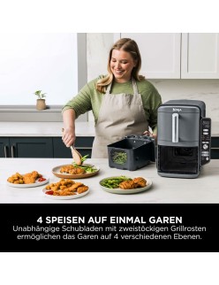 Friggitrice ad Aria NINJA SL400EU 9,5 L Grigio