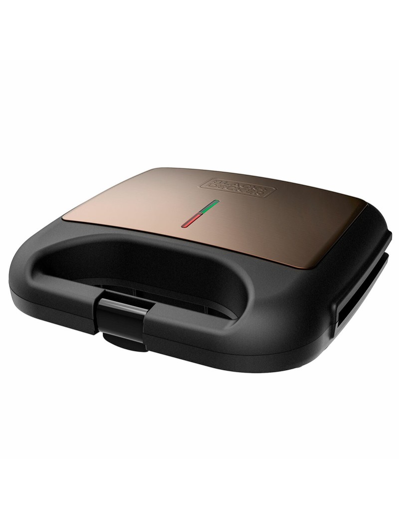Sandwich Maker Black & Decker BXSA753E Black 750 W