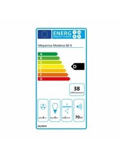 Hotte standard Mepamsa Modena 60 cm