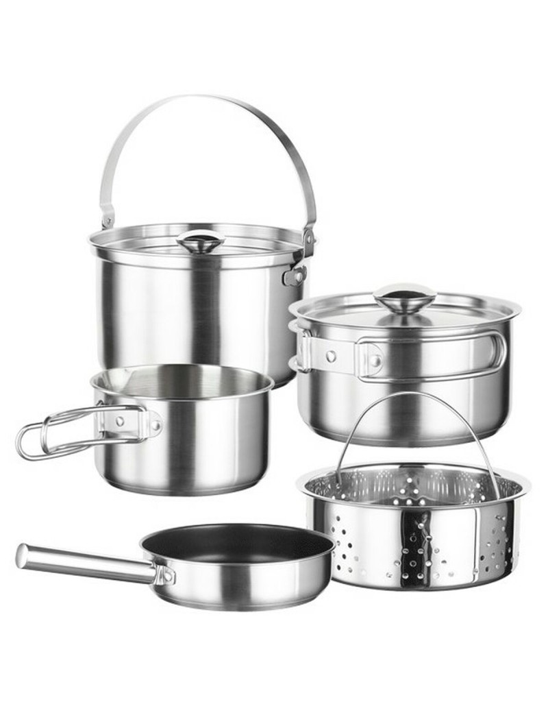 Cookware Inoxibar KAMPING 61117 Steel 7 Pieces