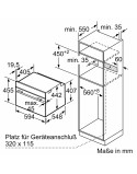 Herd BOSCH CBG7741B1 2900 W 47 L