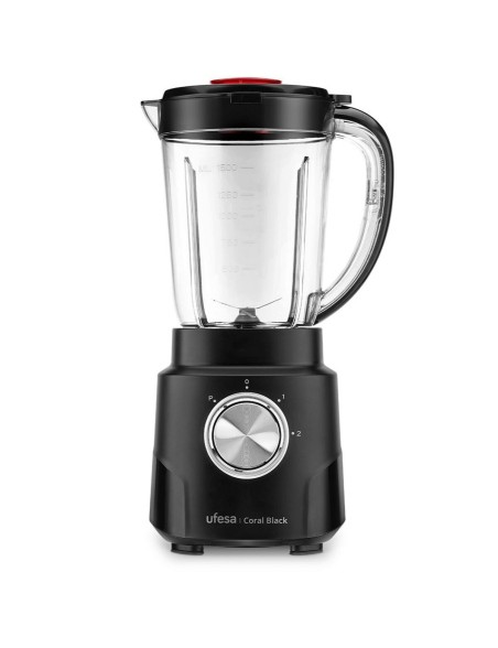 Cup Blender UFESA CORAL BLACK Black 600 W 1,5 L