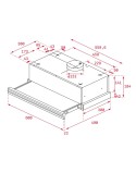 Cappa Classica Teka CNL6415BK 60 cm 385 m3/h 64 dB 110W