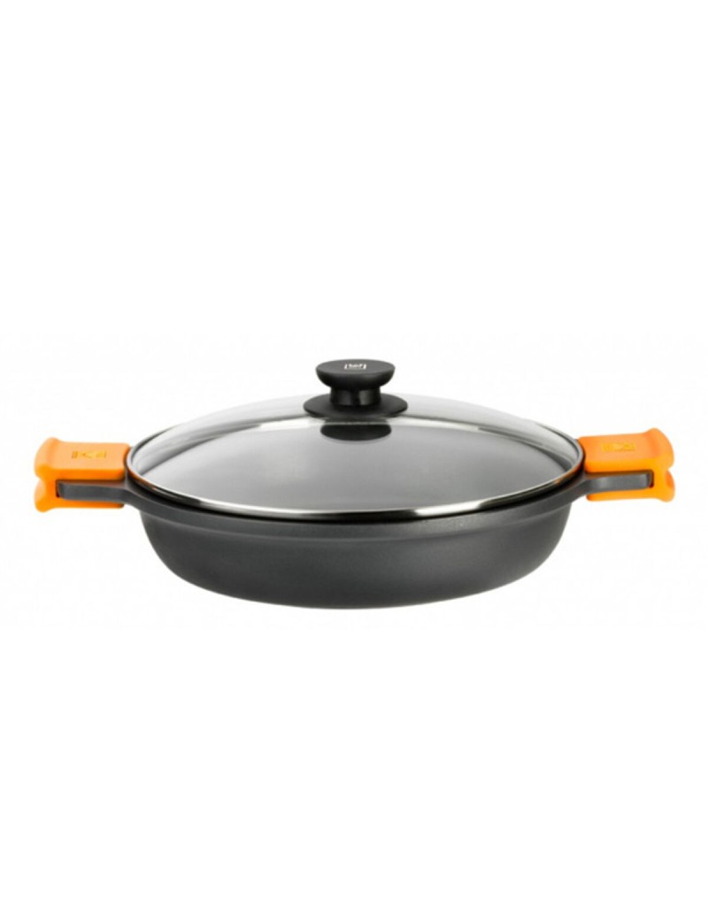 Casseruola con coperchio in vetro BRA A270540 (40 cm) Alluminio