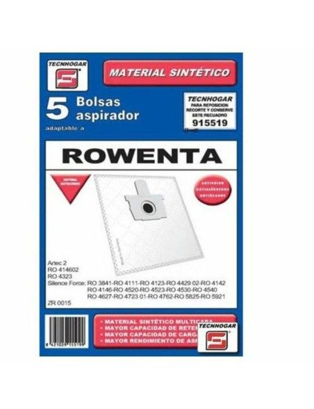 Bolsa Sobresselente para Aspirador Tecnhogar 915519 (5 uds)