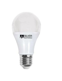 Spherical LED Light Bulb Silver Electronics 602425 E27 10W